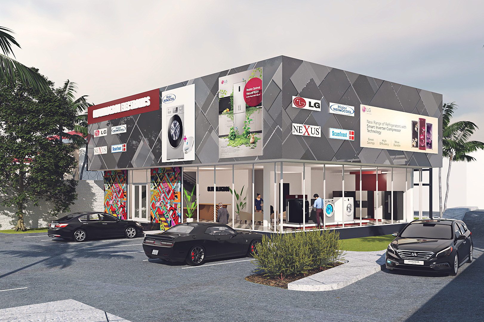 Welcome Centre design by Calebella